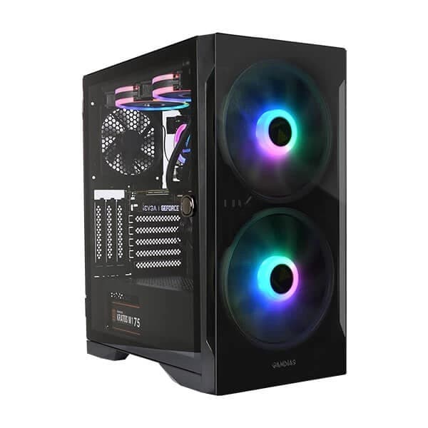 Gamdias Apollo E2 Elite ARGB Cabinet (Black) - 1