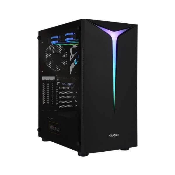 Gamdias Argus E2 Elite ARGB Cabinet (Black) - 1