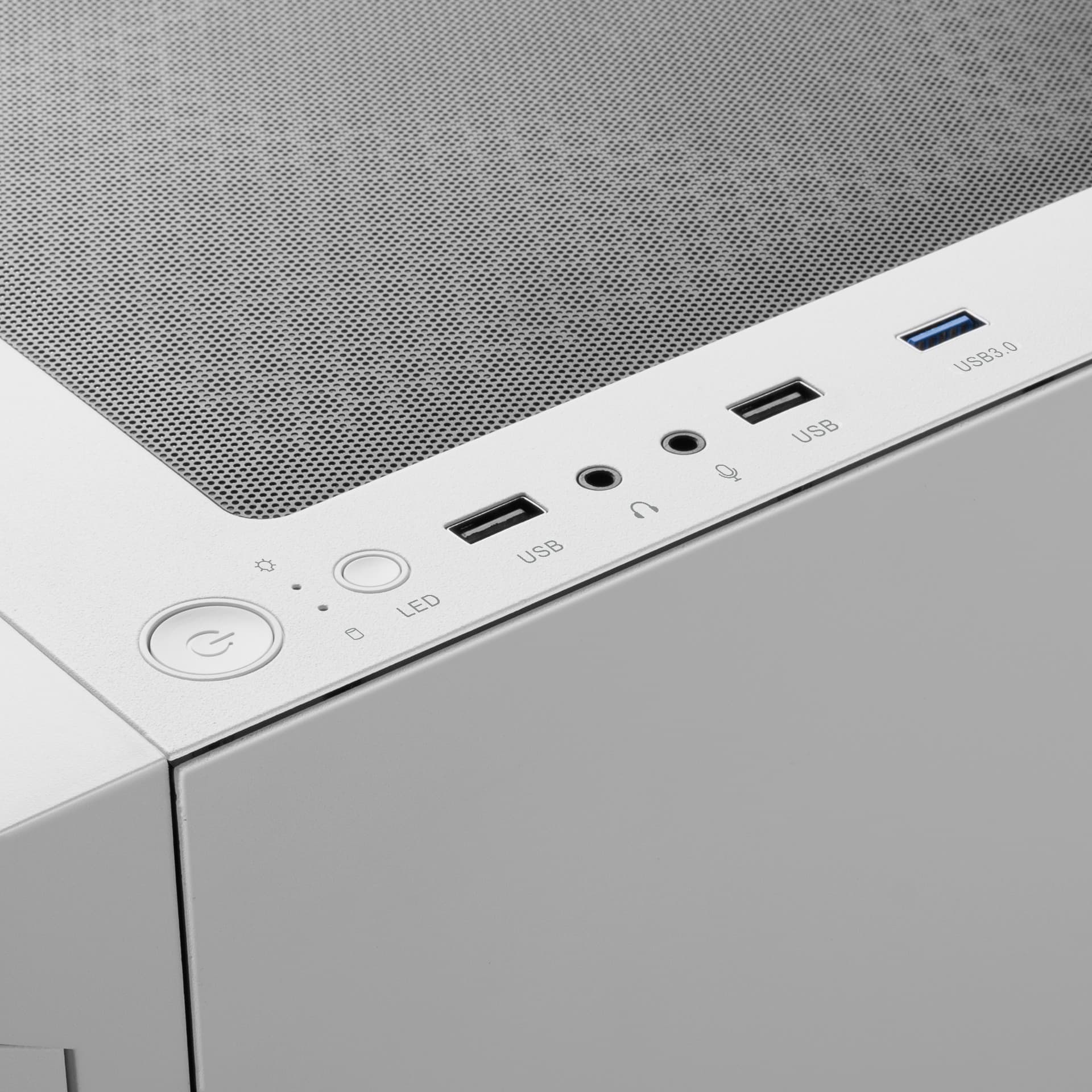 Gamdias Talos E3 Mesh White ARGB Cabinet - 2