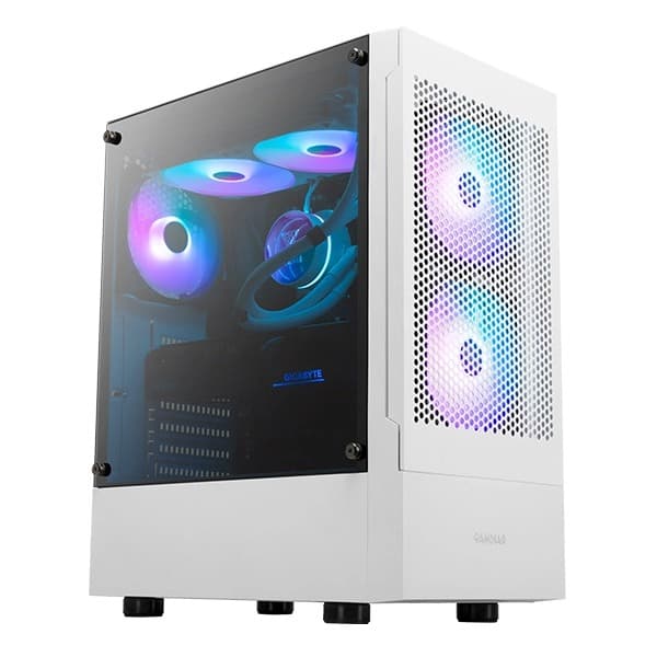 Gamdias Talos E3 Mesh White ARGB Cabinet - 1