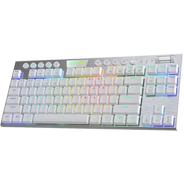 Redragon K621 Horus TKL Wireless RGB Mechanical Keyboard White - 1