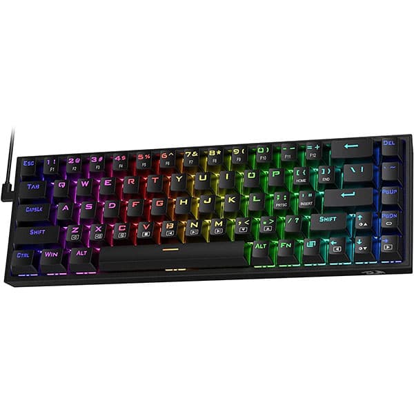 Redragon K631 Castor 65% Wired Mechanical Gaming Keyboard Black - 1