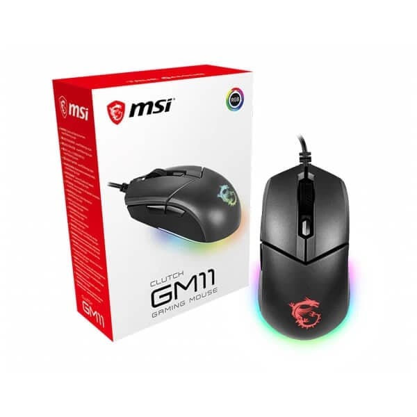 MSI Clutch GM11 Optical Wired Gaming Mouse - 1