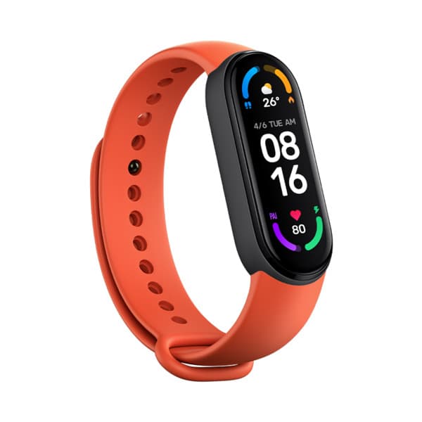 Mi Smart Band 6 Strap (Orange) - 1