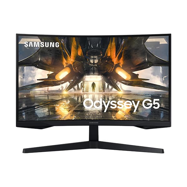 SAMSUNG LS27AG550EWXXL 68.5cm (27") G5 WQHD Gaming Monitor with 165Hz refresh rate and AMD FreeSync Premium - 1