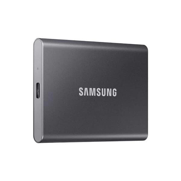 Samsung T7 500GB Portable SSD (Titan Gray) - 1