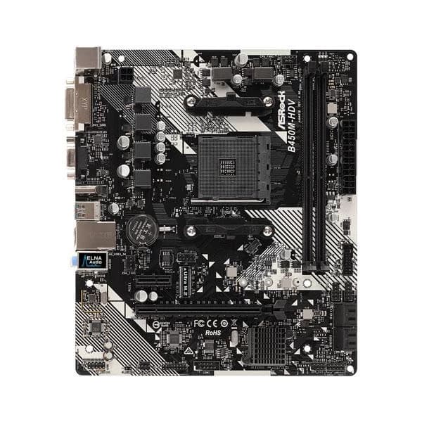 ASRock B450M HDV R4.0 Motherboard - 2