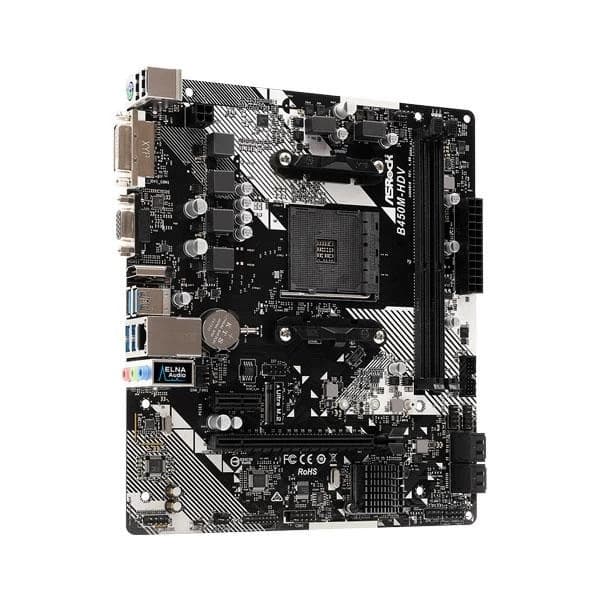 ASRock B450M HDV R4.0 Motherboard - 4