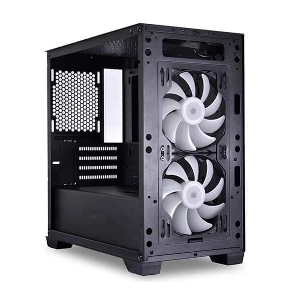 Lian Li Lancool 205M Mesh ARGB (M-ATX) Mini Tower Cabinet (Black) - 2