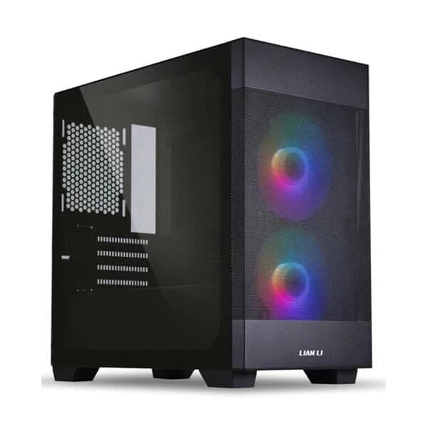 Lian Li Lancool 205M Mesh ARGB (M-ATX) Mini Tower Cabinet (Black) - 1
