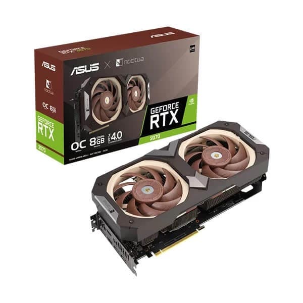 ASUS GeForce RTX 3070 Noctua OC Edition 8GB GDDR6 Graphic Card - 1