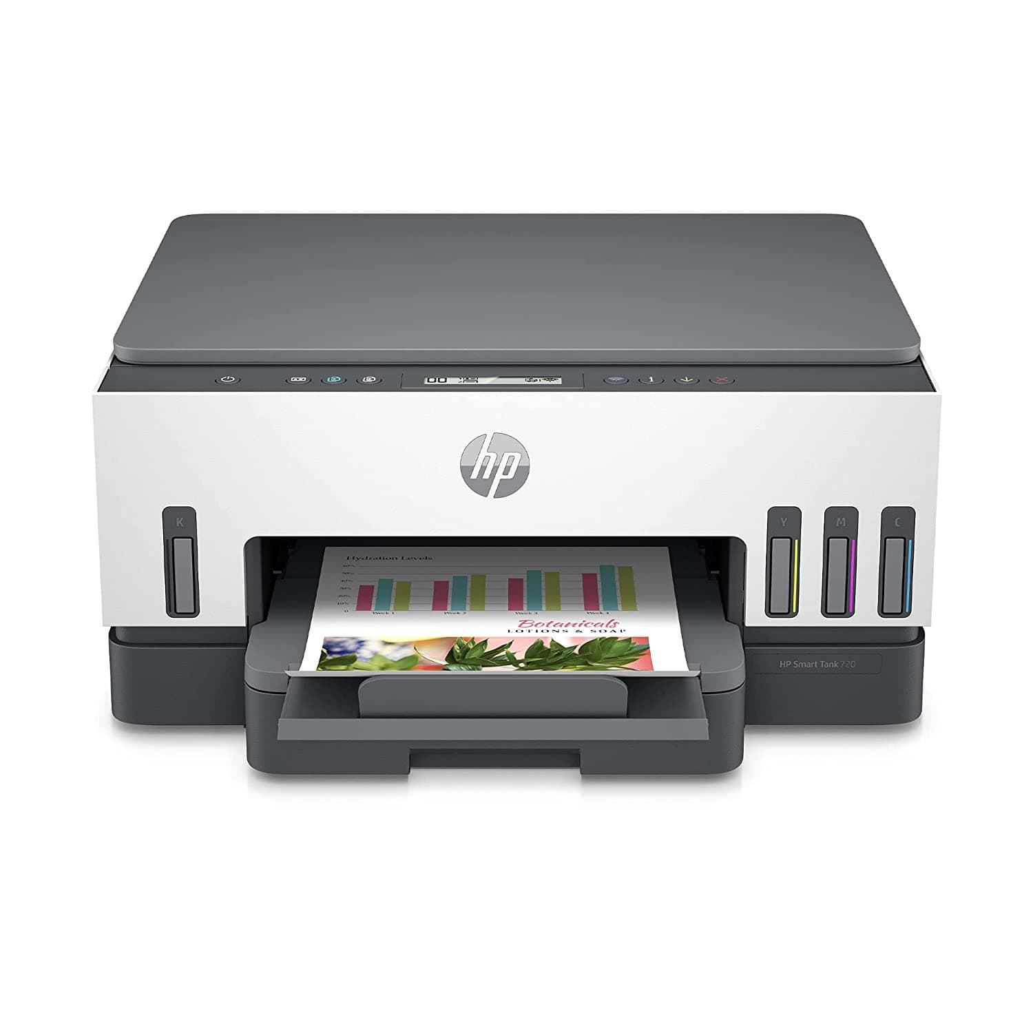 HP 720 WiFi Duplex Printer with Smart-Guided Button - 1