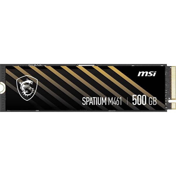 MSI SPATIUM M461 M.2 500GB PCI Express 4.0 x4 NVMe Solid State Drive - 1