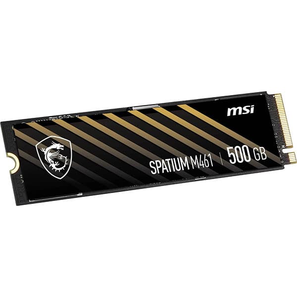 MSI SPATIUM M461 M.2 500GB PCI Express 4.0 x4 NVMe Solid State Drive - 2