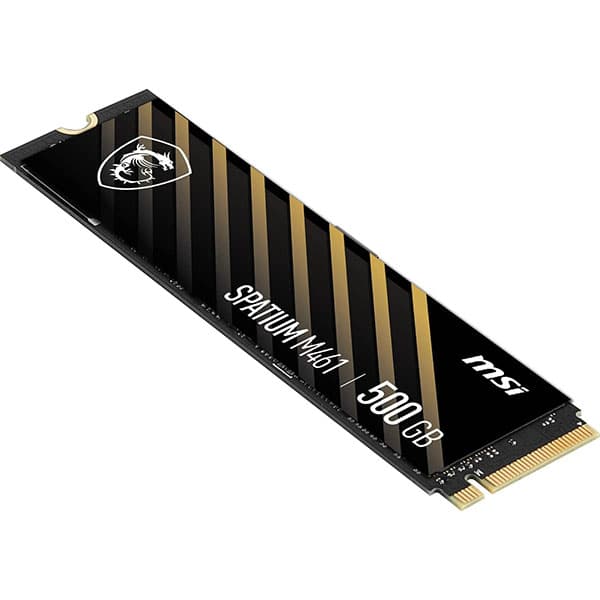 MSI SPATIUM M461 M.2 500GB PCI Express 4.0 x4 NVMe Solid State Drive - 3