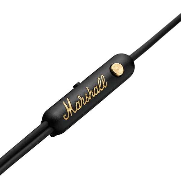Marshall Mode EQ Wired in Ear Headphone with Mic (Black/Brass) - 3