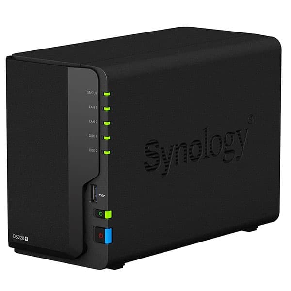 Synology DiskStation DS220+ 2-Bay NAS Enclosure (Black) - 2