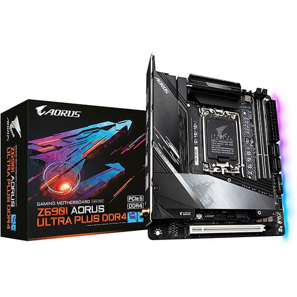 GIGABYTE Z690I AORUS Ultra Plus DDR4 Intel Mini ITX Motherboard Supports Intel 12th, 13th & 14th Gen Processors - 1