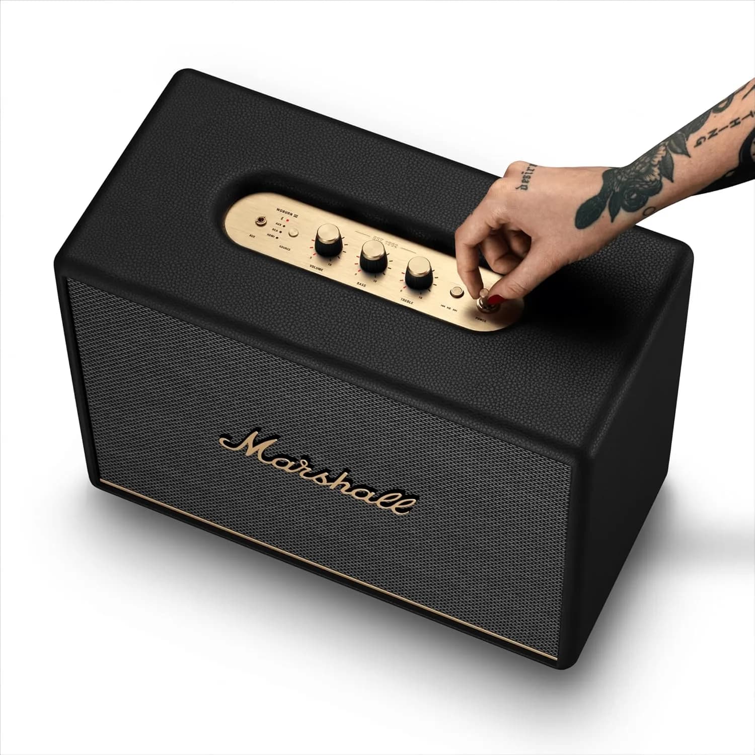 Marshall Woburn III Wireless Bluetooth Speaker (Black) - 5