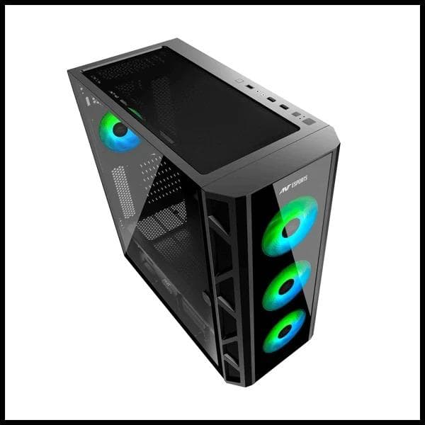 Ant Esports Dynamic GT ARGB (E-ATX) Mid Tower Cabinet (Black) - 3