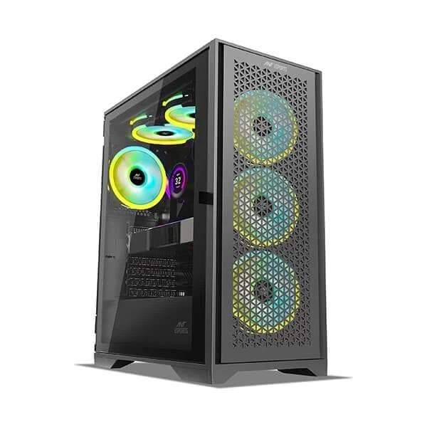 Ant Esports ICE-4000 RGB (ATX) Cabinet (Black) - 1