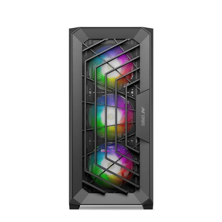 Ant Esports SX5 Mid-Tower Gaming Cabinet Black - 4