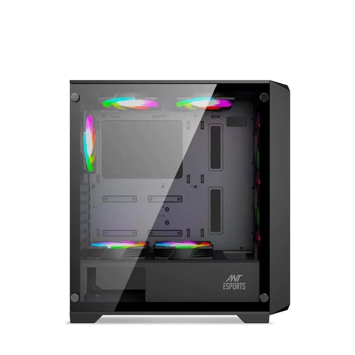 Ant Esports SX5 Mid-Tower Gaming Cabinet Black - 2