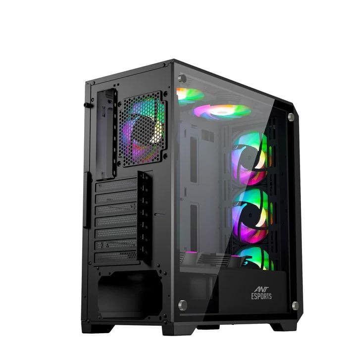 Ant Esports SX5 Mid-Tower Gaming Cabinet Black - 3