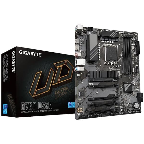 Gigabyte B760 Ds3h Ddr4 Intel Lga 1700 Atx Motherboard Supports Intel 12th, 13th & 14th Gen Processors - 1