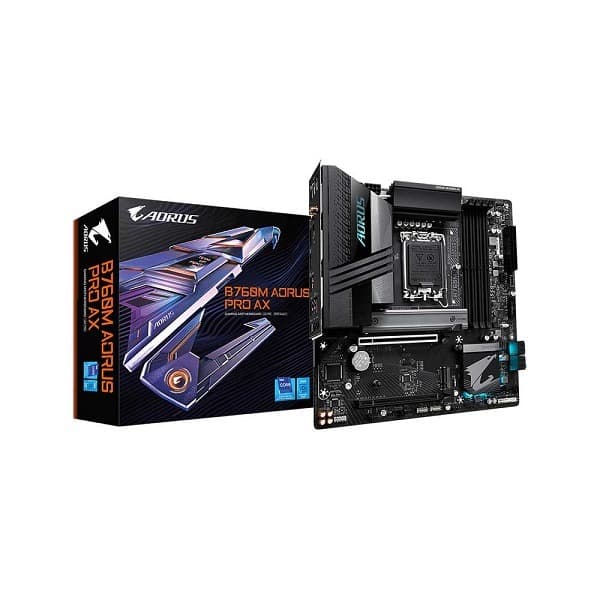 Gigabyte B760m Aorus Pro Ax Ddr5 Intel 12th And 13th Gen Support Lga 1700 Micro-atx Motherboard Supports Intel 12th, 13th & 14th Gen Processors - 1