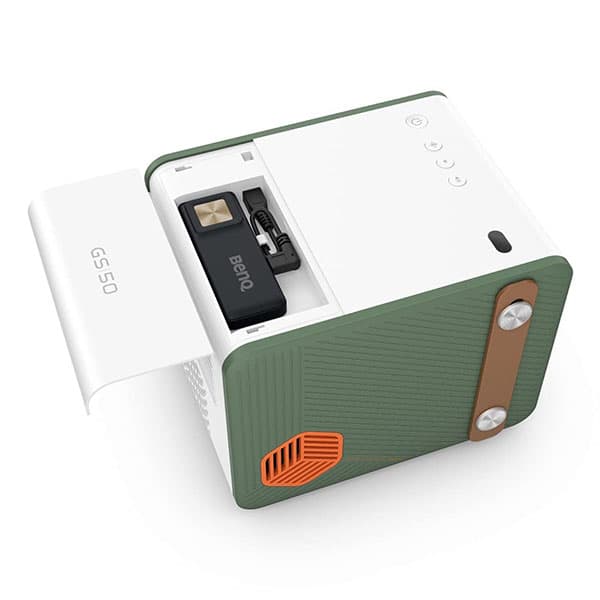 BenQ GS50 1080P Wireless Portable Projector - White - 2