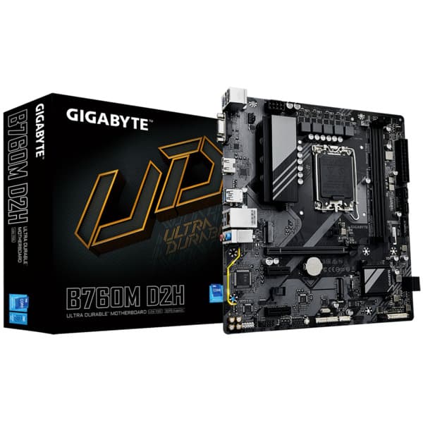 Gigabyte B760m D2h Ddr5 Motherboard Supports Intel 12th, 13th & 14th Gen Processors - 1