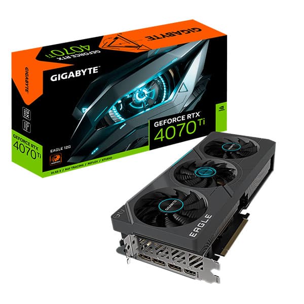 Gigabyte RTX 4070 TI Eagle 12GB GDDR6X Gaming Graphic Card - 1