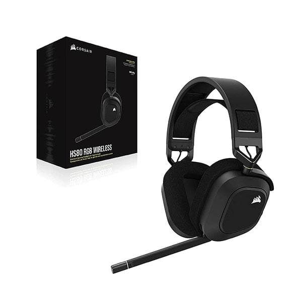 CORSAIR HS80 RGB Wireless Gaming Headset (Carbon Black) - 2