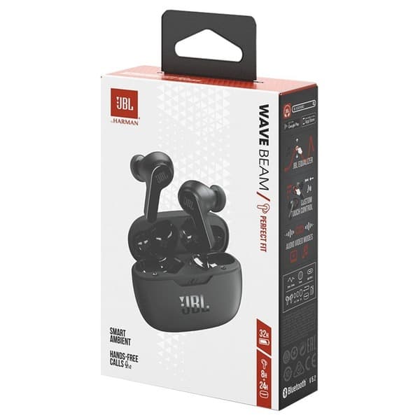 JBL Wave Beam in-Ear Earbud (White) - 8