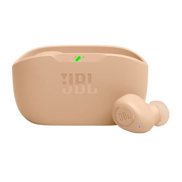 JBL Wave Buds in-Ear Earbuds (TWS) with Mic (Beige) - 1