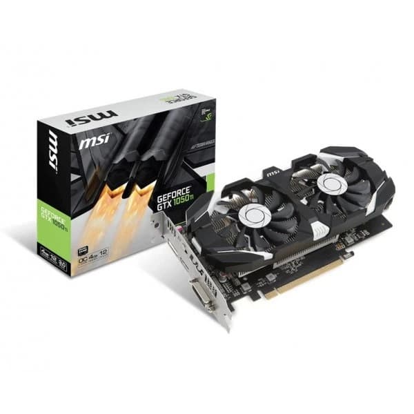 MSI GTX 1050 Ti T OCV1 4GB Gaming Graphics Card - 1