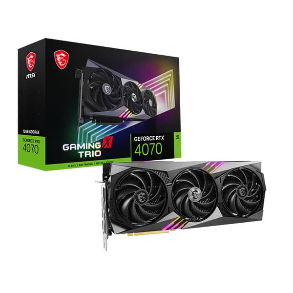 MSI Geforce RTX 4070 Gaming X Trio 12GB GDDR6X - 1