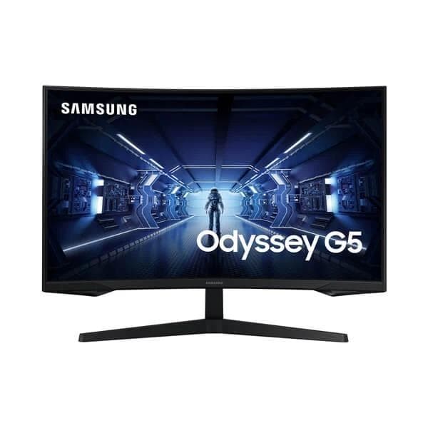 Samsung Odyssey G5 LC27G55TQBWXXL 27 Inch Curved Gaming Monitor - 1