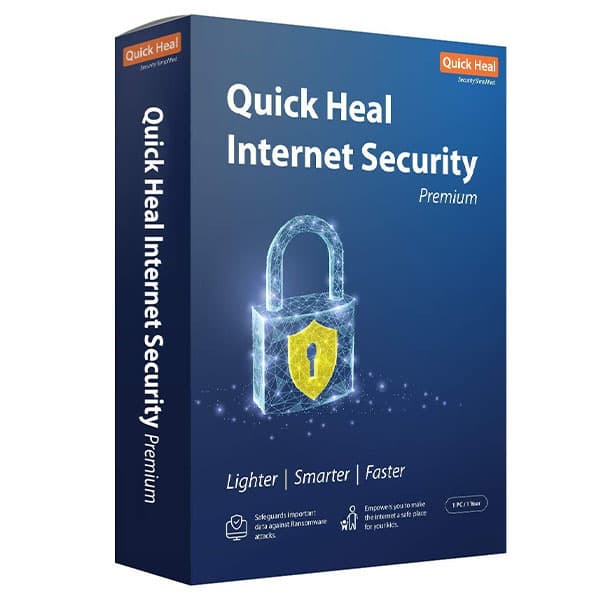 Quick Heal Internet Security Latest Version - 5 PCs, 3 Years | AI Based Device Security for Windows Pc | Internet and Banking Protection (Email Delivery in 1 Hour- No CD) - 2