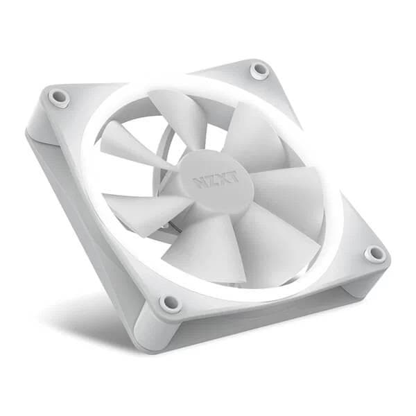 NZXT F120 RGB Cabinet Fan White - 4