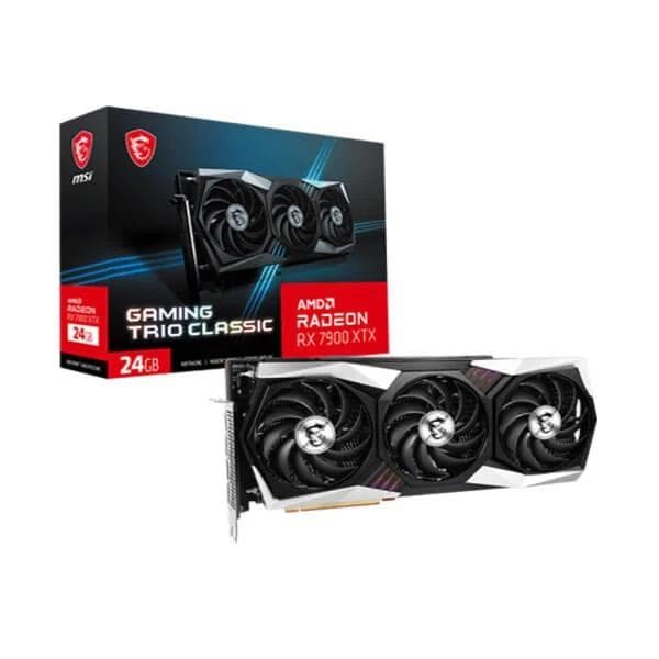 MSI Radeon RX 7900 XTX Gaming Trio Classic 24G Graphics Card - 1