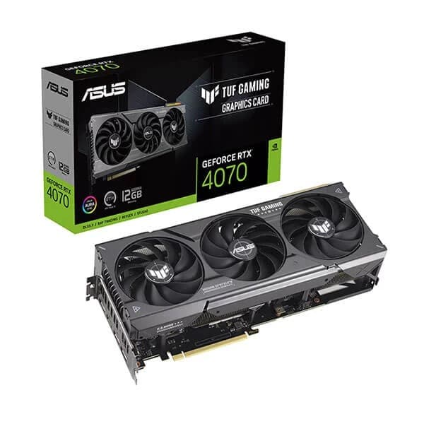 Asus TUF RTX 4070 12GB GDDR6X Gaming Graphic Card - 1