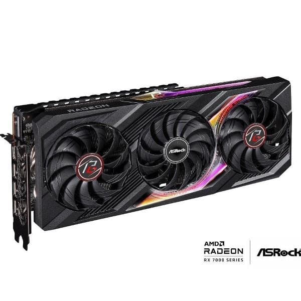 Asrock AMD Radeon RX 7900 XTX Phantom Gaming OC 24GB Graphic Card - 4