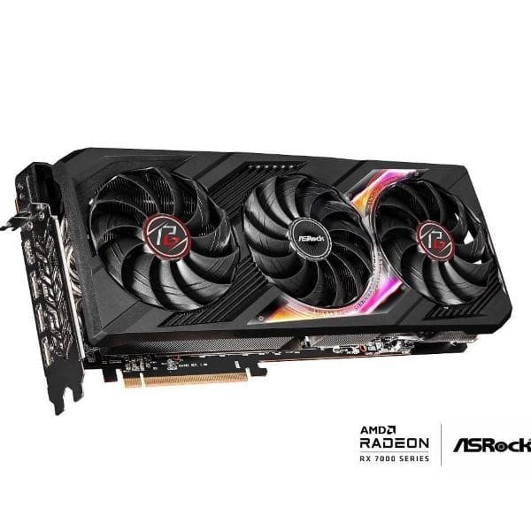 Asrock AMD Radeon RX 7900 XTX Phantom Gaming OC 24GB Graphic Card - 5