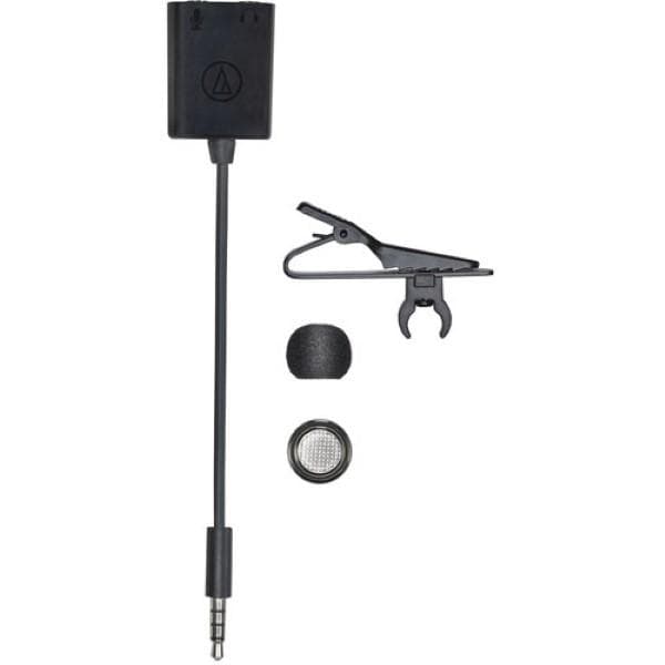 Audio Technica ATR3350XiS Omnidirectional Condenser Lavalier Microphone for Smartphones - 2