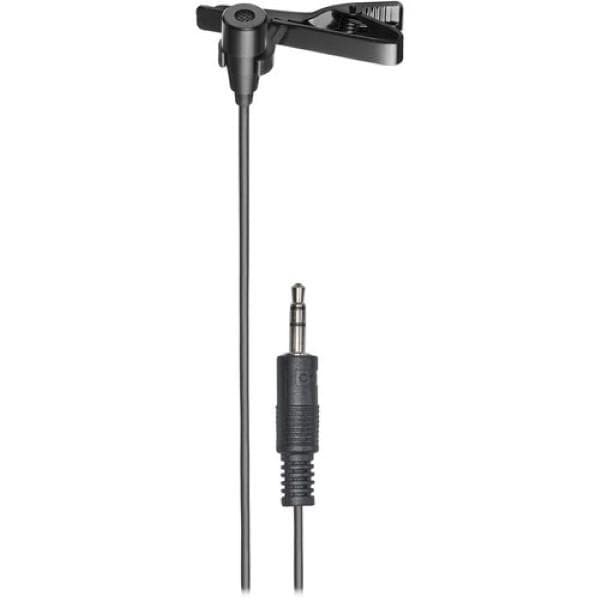 Audio Technica ATR3350XiS Omnidirectional Condenser Lavalier Microphone for Smartphones - 1