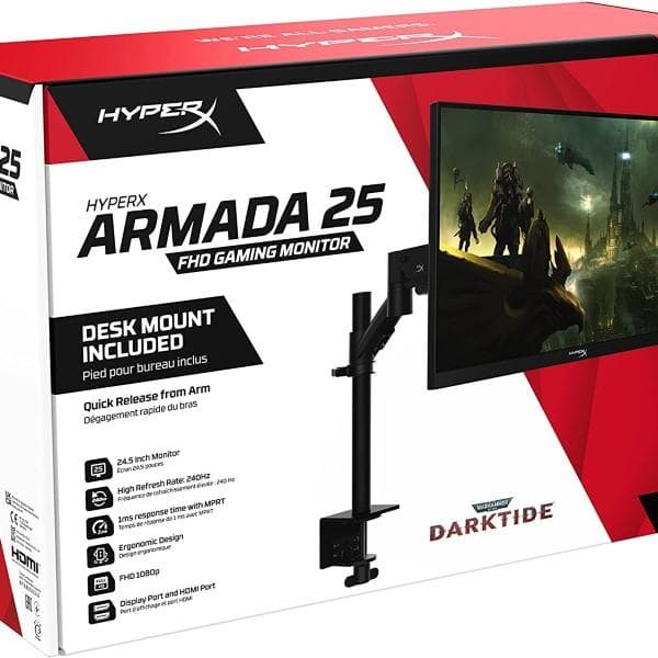 HyperX Armada 25 FHD IPS  Gaming Monitor Black - 5