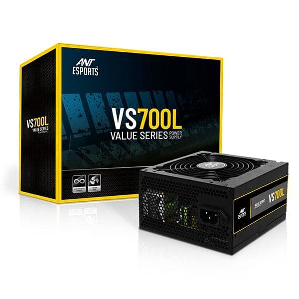 Ant Esports VS700L 700 Watt Non-Modular Power Supply/PSU for PC - 1
