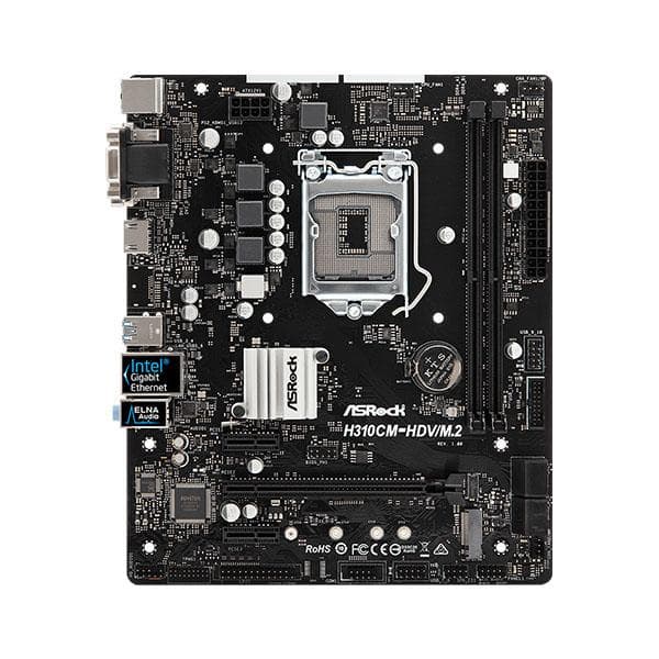 ASRock H310CM-HDV/M.2 Motherboard - 2